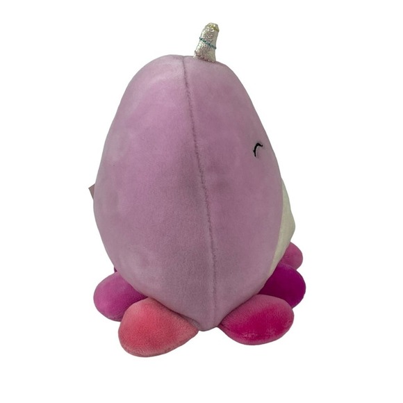 Squishmallows Davina The Octopus Sleepy Eye Plush Toy Pink 5" Octicorn Unicorn - Picture 5 of 14